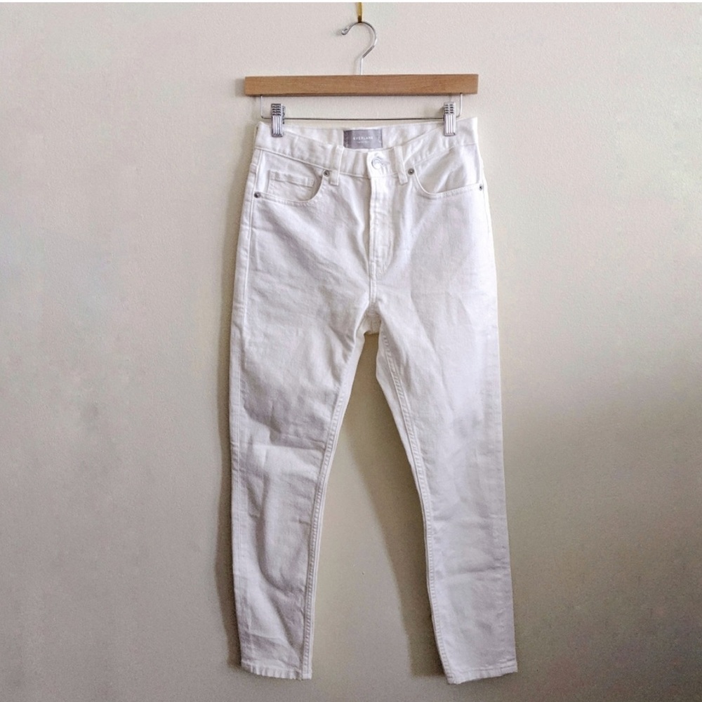 Everlane High Waist Skinny Jeans - Bone SZ 26